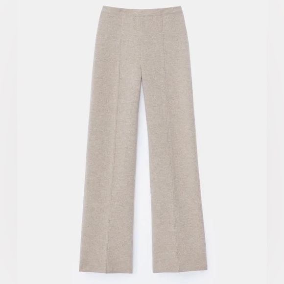 Lafayette New York CASHMERE DOUBLE-KNIT PULL-ON PANT - Picture 1 of 7